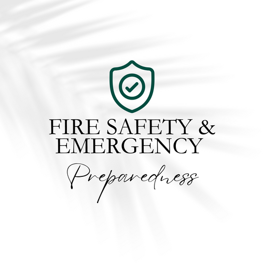 Fire Safety & Emergency Preparedness – In-Person Group Workshop